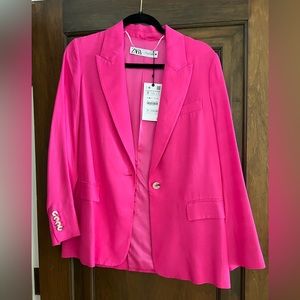 Pink Zara Blazer
